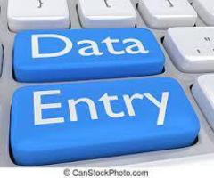 Data Entry and Typing Project Available 7708244092