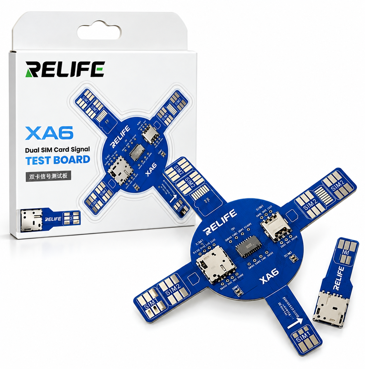 RELIFE XA6 Dual SIM Card Signal Test Board